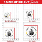 Sticker Master Anti-Social Book Club Skeleton Stickers – 3-Pack of 3-Inch Waterproof Vinyl Decals for Laptop, Water Bottle, Hard Hat, Tool Box & More – Gift for Book Lovers