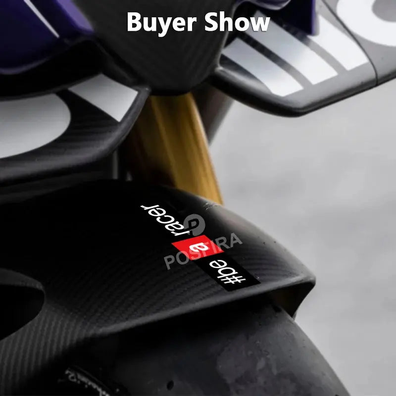 Aprilia Be a Racer Sticker | RS 660, RSV4 ve Tuono İçin Yarış Logosu (Çift) Sticker Master