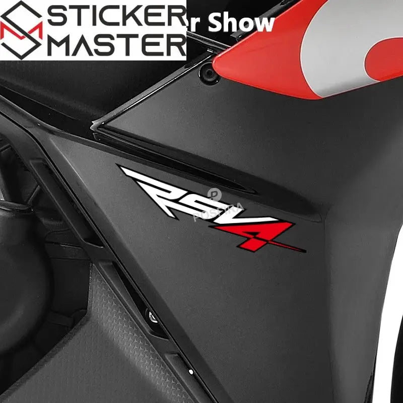Aprilia RSV4 Sticker Seti | 2010-2024 İtalyan Yarış Logosu (2 Adet) - Sticker Master