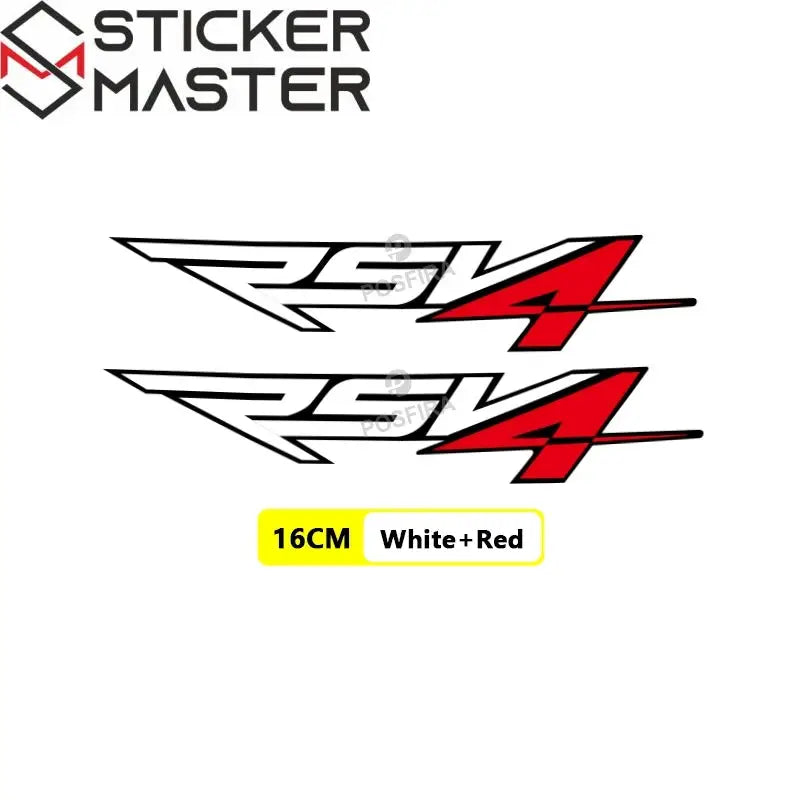 Aprilia RSV4 Sticker Seti | 2010-2024 İtalyan Yarış Logosu (2 Adet) - Sticker Master