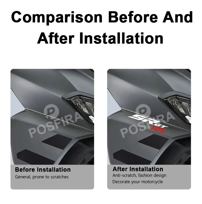 Aprilia SR GT 125 Motosiklet Sticker Su Geçirmez | Sticker Master Sticker Master