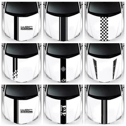 Araba Kaput Sticker - Kişiselleştirilmiş Şerit Çıkartma Sticker Master