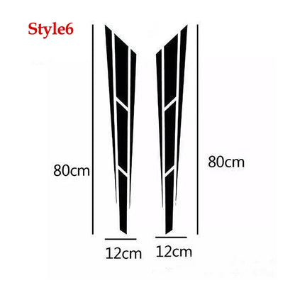 Araba Kaput Sticker - Kişiselleştirilmiş Şerit Çıkartma Sticker Master