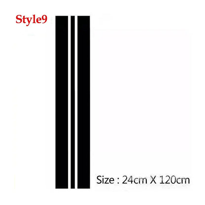 Araba Kaput Sticker - Kişiselleştirilmiş Şerit Çıkartma Sticker Master