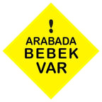 Sticker Master Arabada Bebek Var Motorsiklet,Kask,Laptop,Motor Ve Oto Araç Sticker 12 X 12 Cm