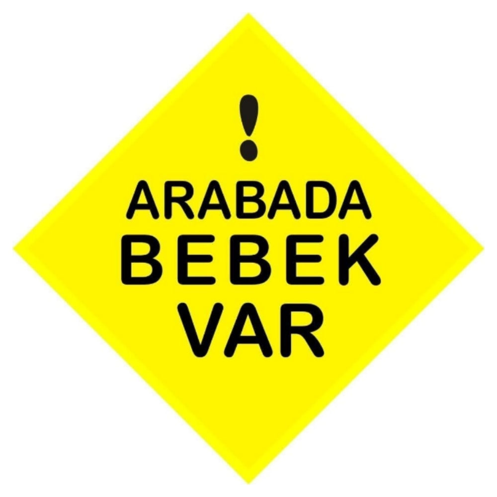 Sticker Master Arabada Bebek Var Motorsiklet,Kask,Laptop,Motor Ve Oto Araç Sticker 12 X 12 Cm