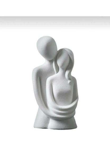 Sticker Master Sevgili Aşıklar Sarılmış Çift Biblo – Romantik Dekoratif Hediyelik Eşya