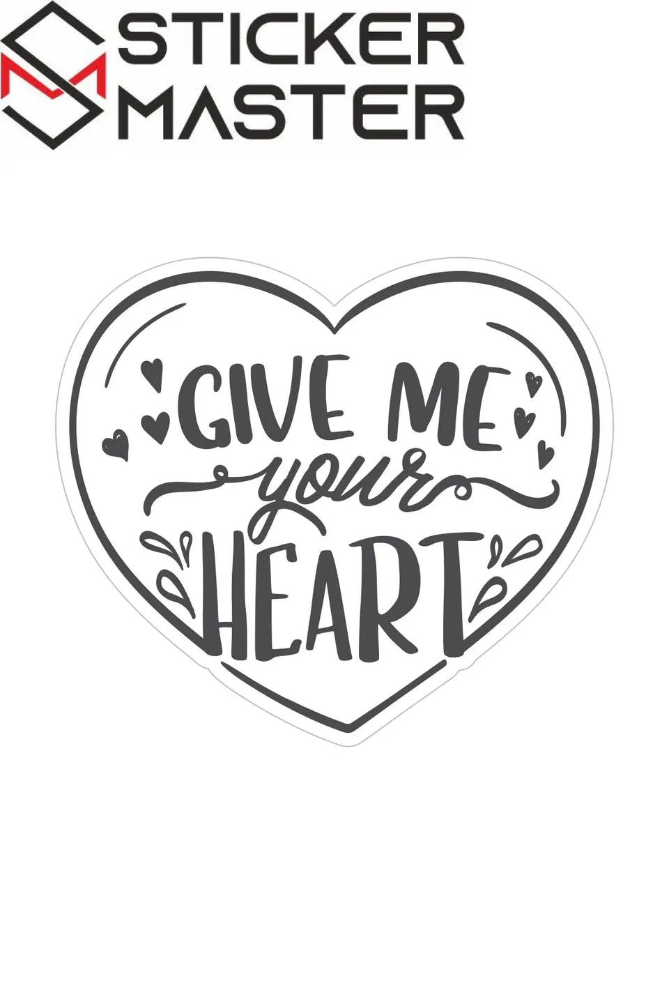 Sticker Master Sticker Oto Romantik Love Aşk Laptop Motor 10 Adet 10 Cm