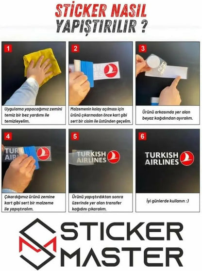 Sticker Master Askeri Yıldız Sticker (2 Adet - 10 Cm) - Oto, Araba, Motor, PC, Playstation, Xbox İçin Dayanıklı Vinil Decal Etiket - Sticker Master