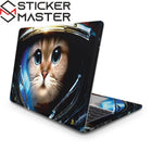 Astronot Kedi Laptop Sticker Koruyucu Set | Sticker Master