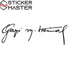 Atatürk İmza Sticker Gazi Mustafa Kemal | Sticker Master