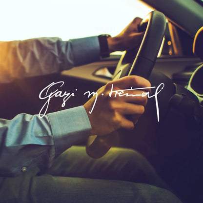 Sticker Master Gazi Mustafa Kemal Atatürk İmzası Sticker | Sticker Master | 20x6 cm | Su Geçirmez, Yüksek Kalite - Sticker Master