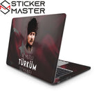 Atatürk ve Türk Bayrağı Laptop Sticker Ne Mutlu Türküm Diyene | Sticker Master
