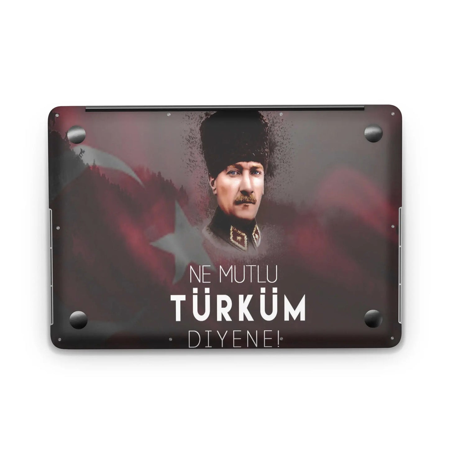 Sticker Master How Happy is The One Who Says I Am A Turk Evrensel Sticker Dizüstü Bilgisayar Vinil Sticker Decal 12" 13" 13.3" 14" 15" 15.4" 15.6 inç Dizüstü Bilgisayar Çıkartma Koruyucu Macbook Asus Acer Hp Lenovo Huawei Dell İçin - Sticker Master