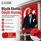 Atatürk Baskılı Büyük Ebat Türk Bayrağı – Raşel Kumaş