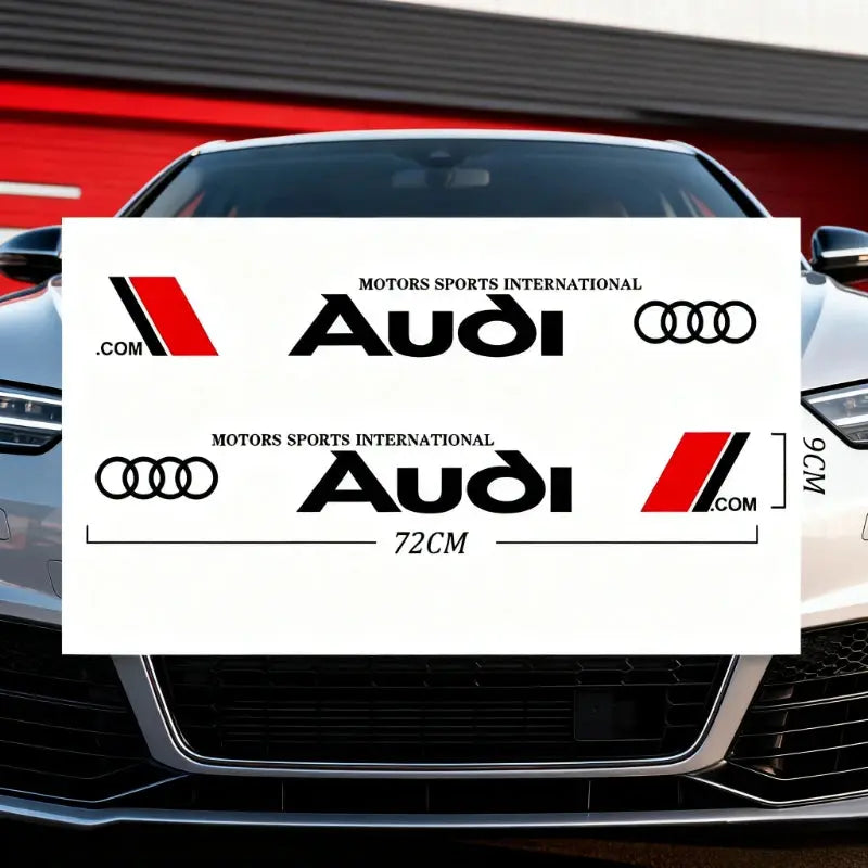 Audi Yan Kapı Sticker Seti (2 Adet) | A3 / A4 / Q5 Uyumlu - Sticker Master