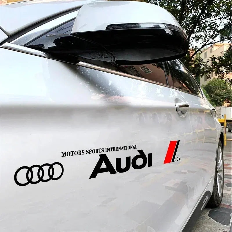 Audi Yan Kapı Sticker Seti (2 Adet) | A3 / A4 / Q5 Uyumlu - Sticker Master