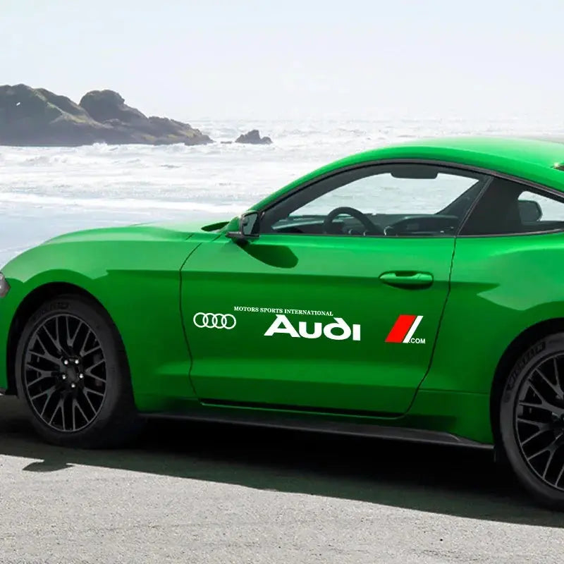 Audi Yan Kapı Sticker Seti (2 Adet) | A3 / A4 / Q5 Uyumlu - Sticker Master