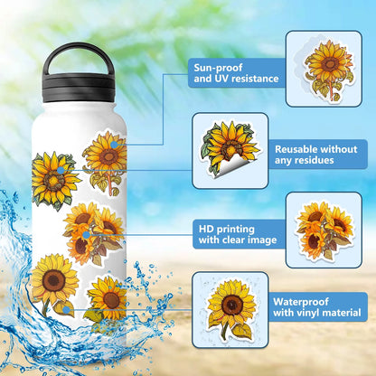 Ayçiçeği Sticker Seti (50’li) | Sticker Master - Sticker Master