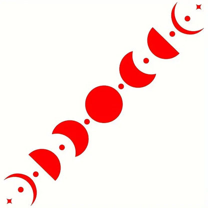 Ayın Evreleri Sticker | Mistik Arka Cam Çıkartması | Sticker Master - Sticker Master