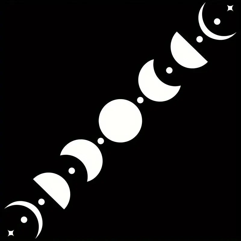 Ayın Evreleri Sticker | Mistik Arka Cam Çıkartması | Sticker Master - Sticker Master