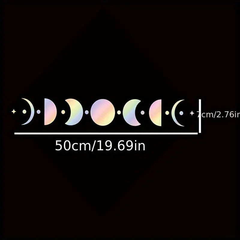Ayın Evreleri Sticker | Mistik Arka Cam Çıkartması | Sticker Master - Sticker Master