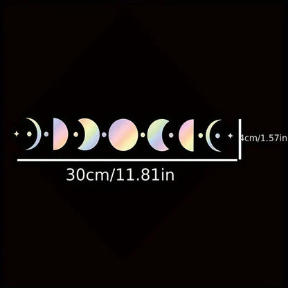 Ayın Evreleri Sticker | Mistik Arka Cam Çıkartması | Sticker Master - Sticker Master