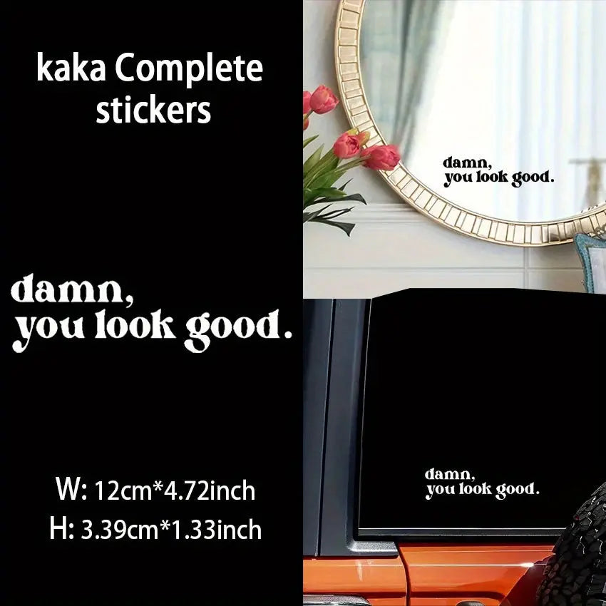 Damn You Look Good Ayna Stickerı - Sticker Master - Sticker Master