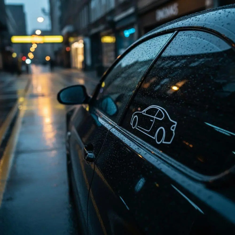 BMW E92 Sticker Coupe Silüeti Oto Etiketi 15cm | Sticker Master - Sticker Master