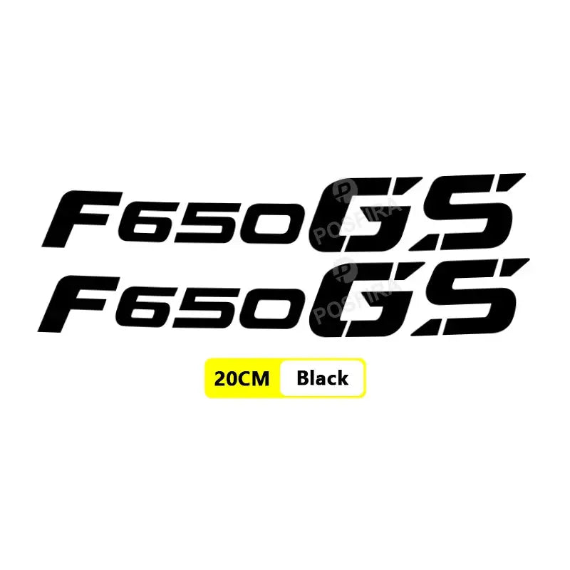 BMW F650GS Sticker | 2000-2012 Arka Grenaj ve Egzoz Yazısı (Çift) Sticker Master