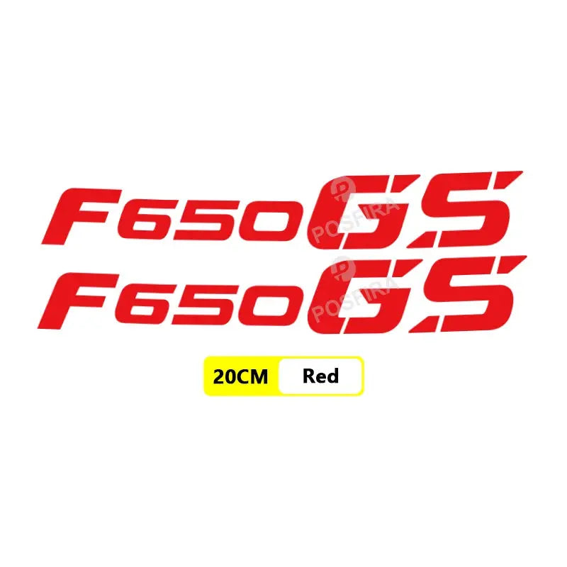 BMW F650GS Sticker | 2000-2012 Arka Grenaj ve Egzoz Yazısı (Çift) Sticker Master