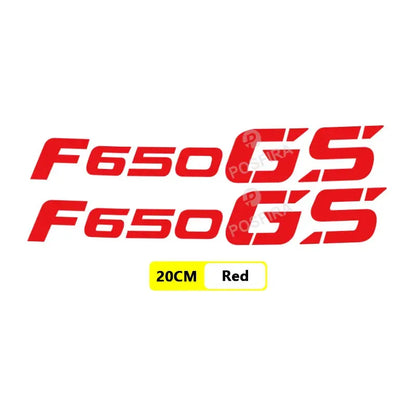 BMW F650GS Sticker | 2000-2012 Arka Grenaj ve Egzoz Yazısı (Çift) Sticker Master