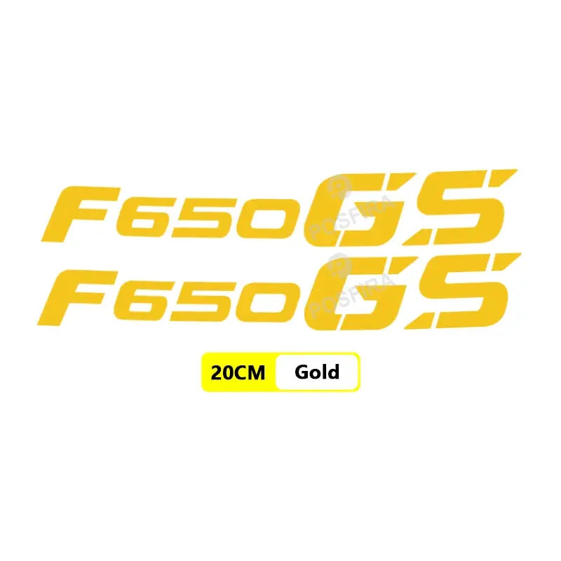 BMW F650GS Sticker | 2000-2012 Arka Grenaj ve Egzoz Yazısı (Çift) Sticker Master
