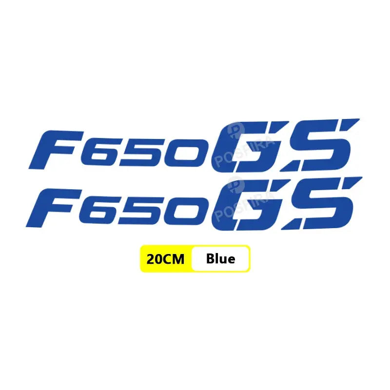 BMW F650GS Sticker | 2000-2012 Arka Grenaj ve Egzoz Yazısı (Çift) Sticker Master