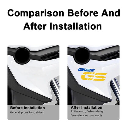 BMW F750GS Sticker | 2018-2023 Uyumlu Yan Grenaj Model Yazısı (Çift) Sticker Master