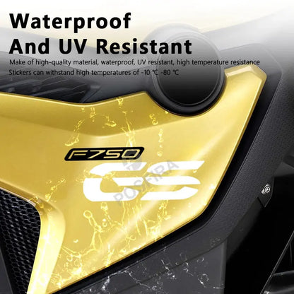BMW F750GS Sticker | 2018-2023 Uyumlu Yan Grenaj Model Yazısı (Çift) Sticker Master