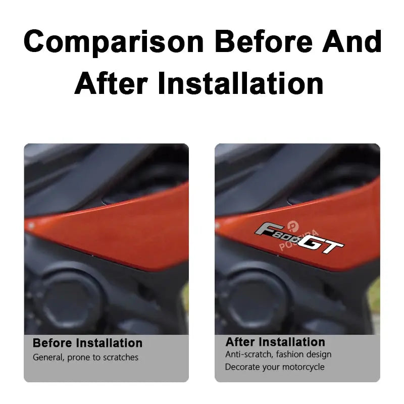 BMW F800GT Sticker Yan Grenaj Yazısı Logo Seti | Sticker Master - Sticker Master