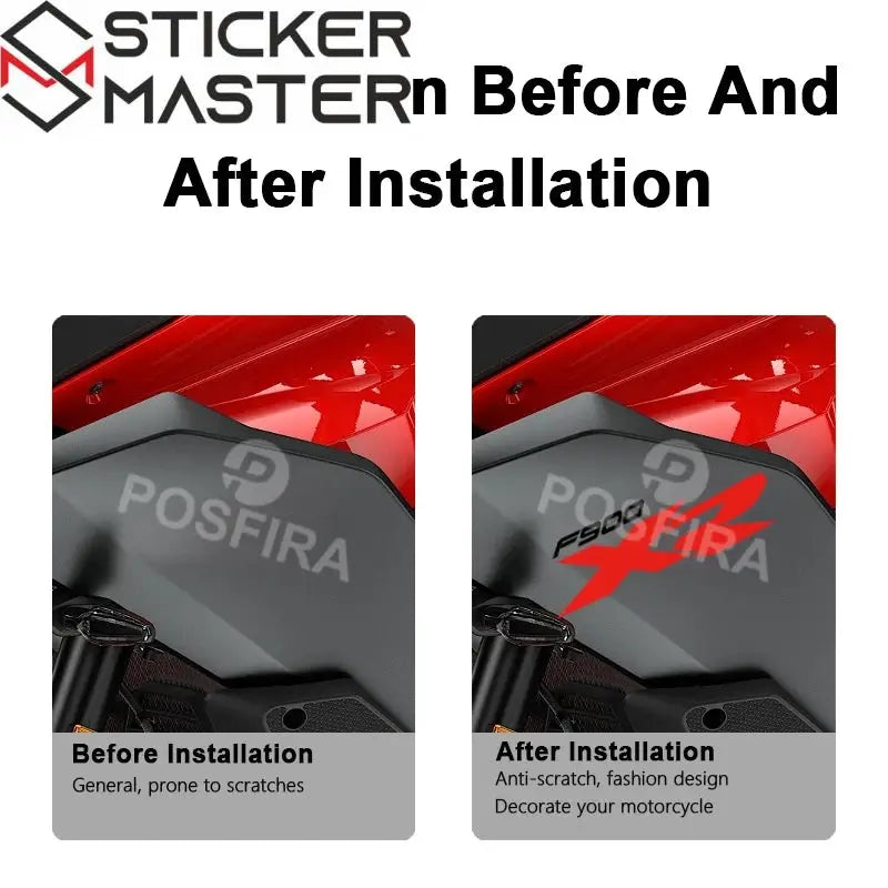 BMW F900XR Sticker | F900 XR Logo Yan Grenaj Decal Seti (15 cm) - Sticker Master