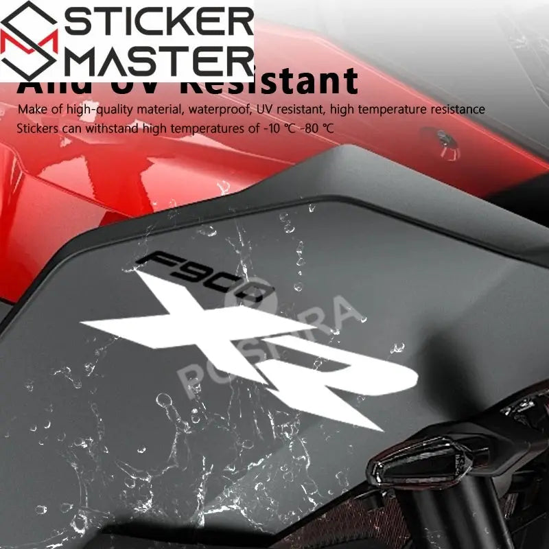 BMW F900XR Sticker | F900 XR Logo Yan Grenaj Decal Seti (15 cm) - Sticker Master