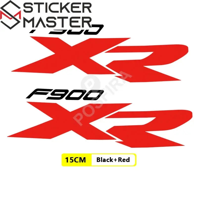 BMW F900XR Sticker | F900 XR Logo Yan Grenaj Decal Seti (15 cm) - Sticker Master