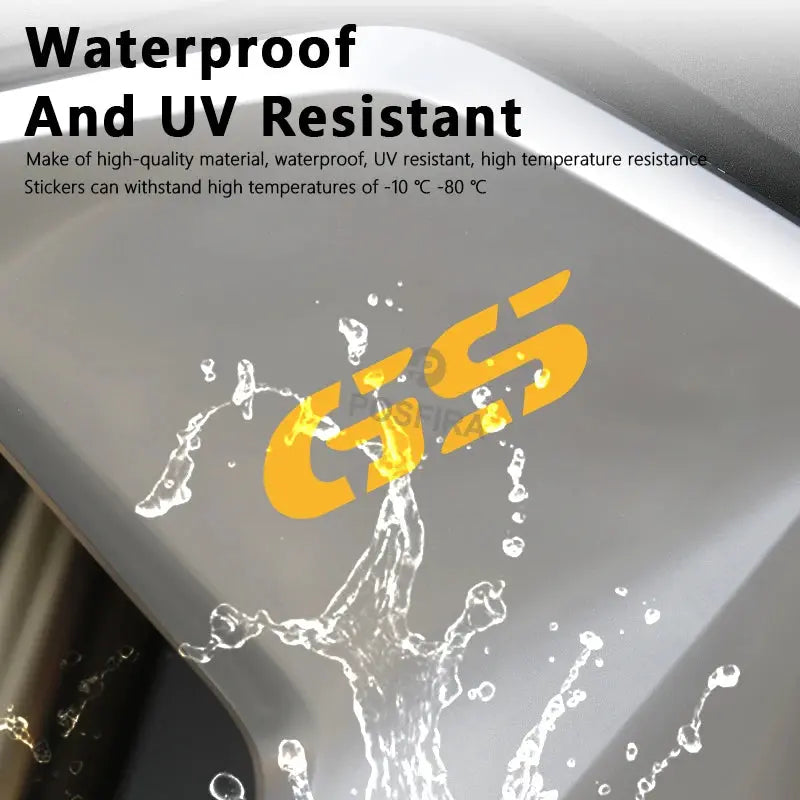 BMW GS Sticker | R 1250, R 1200 ve F 850 GS İçin Gidon ve Depo Logosu Sticker Master