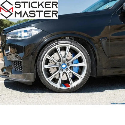 BMW Jant Sticker Seti | M Performance Tarzı Sportif Jant Şeridi Decal (4 Adet) Sticker Master