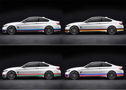 Sticker Bayrak Şerit Performans Araç Çıkartma-Sticker Master - Sticker Master