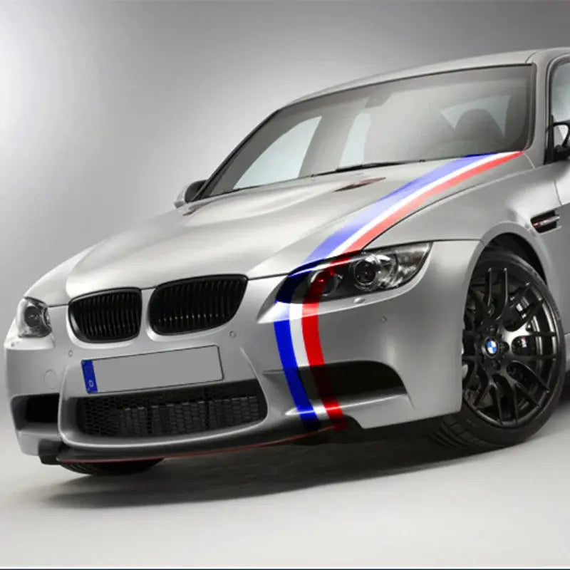 Sticker Bayrak Şerit Performans Araç Çıkartma-Sticker Master - Sticker Master