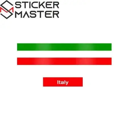 Sticker Bayrak Şerit Performans Araç Çıkartma-Sticker Master - Sticker Master
