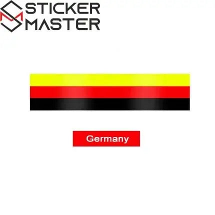 Sticker Bayrak Şerit Performans Araç Çıkartma-Sticker Master - Sticker Master