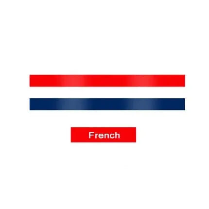 Sticker Bayrak Şerit Performans Araç Çıkartma-Sticker Master - Sticker Master