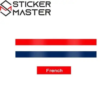 Sticker Bayrak Şerit Performans Araç Çıkartma-Sticker Master - Sticker Master