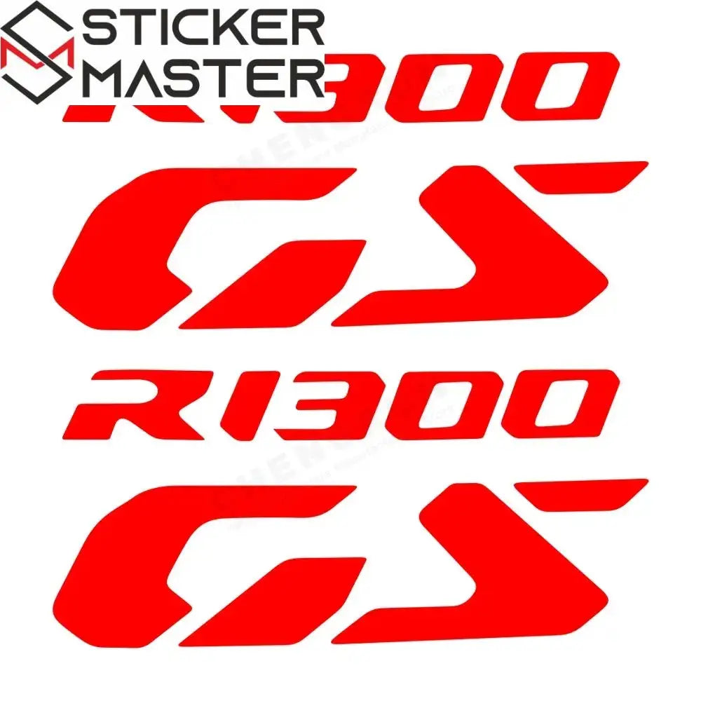 BMW R1300GS Uyumlu Sticker Seti | Su Geçirmez Motosiklet Etiketi 20 cm (2 Adet) Sticker Master