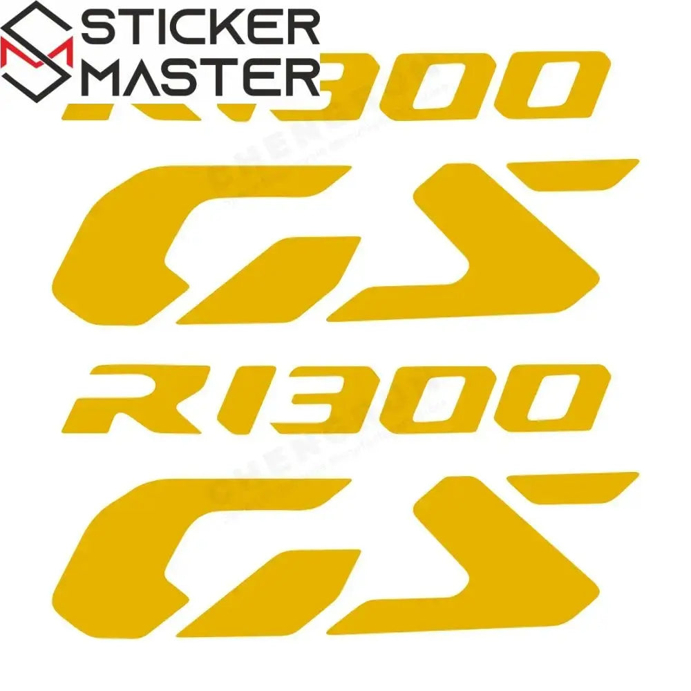 BMW R1300GS Uyumlu Sticker Seti | Su Geçirmez Motosiklet Etiketi 20 cm (2 Adet) Sticker Master